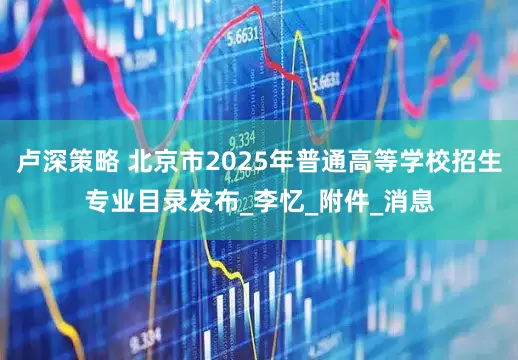 卢深策略 北京市2025年普通高等学校招生专业目录发布_李忆_附件_消息