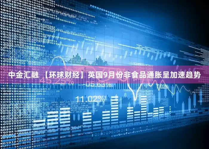 中金汇融 【环球财经】英国9月份非食品通胀呈加速趋势